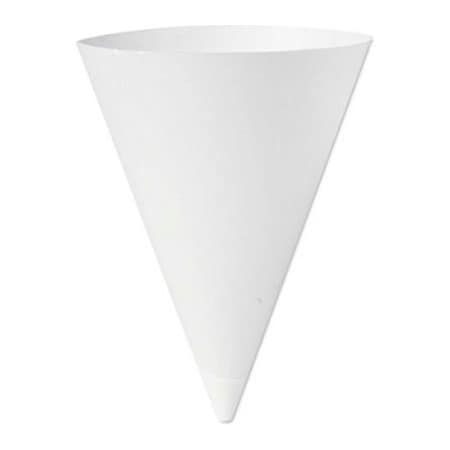 United Stationers Supply SOLO® Bare Treated Paper Cone Water Cups, 7 oz., White, 250 Cups/Bag - 20 Bags/Carton SCC156BB